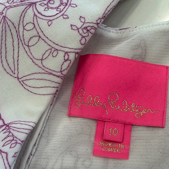 Lilly Pulitzer Laurent Dress Size 10 - Picture 2 of 7